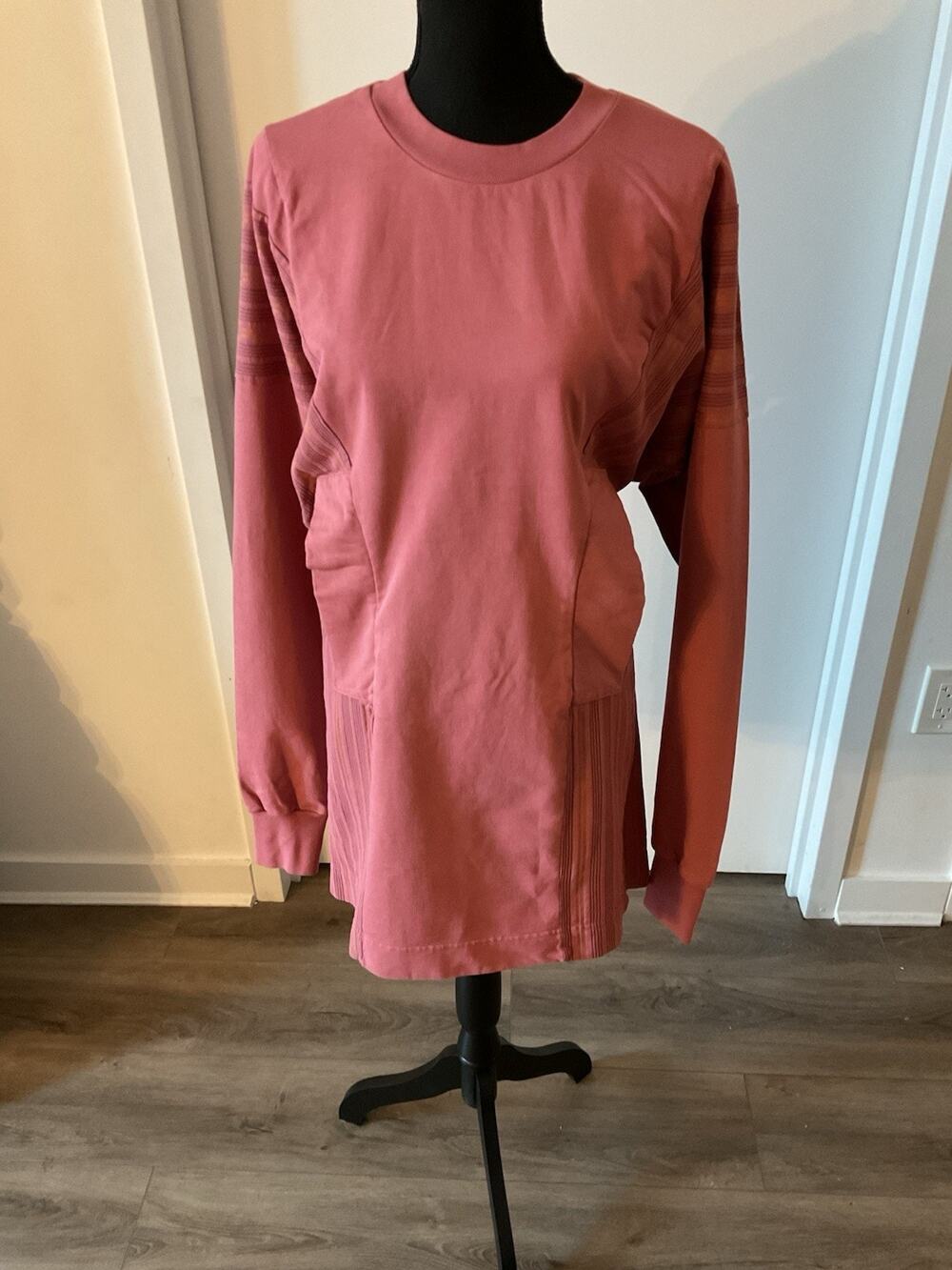 Vivienne Westwood Bat Wing Sweater Dress S Blush Pink Cotton Mini Oversized